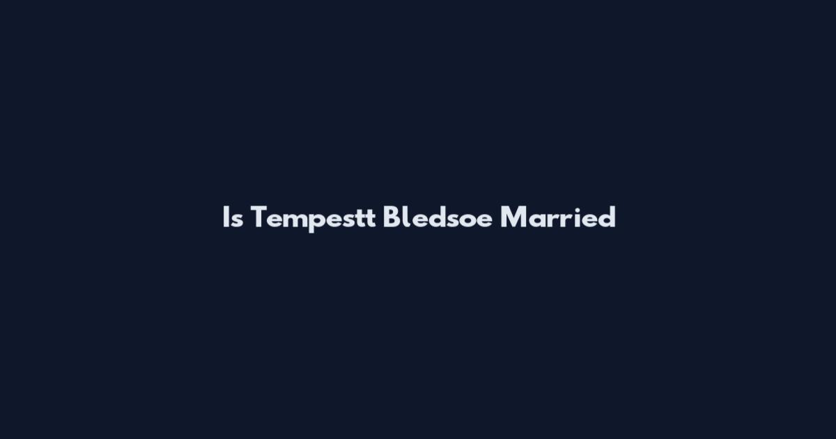 Is Tempestt Bledsoe Married
