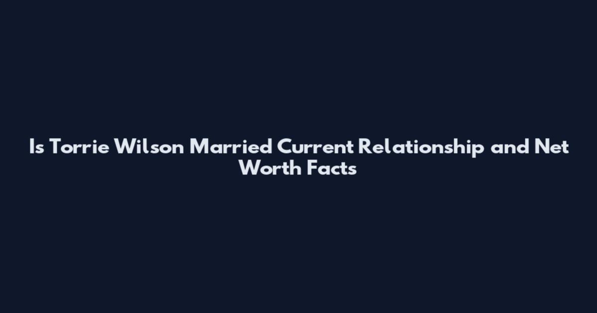 Is Torrie Wilson Married Current Relationship and Net Worth Facts