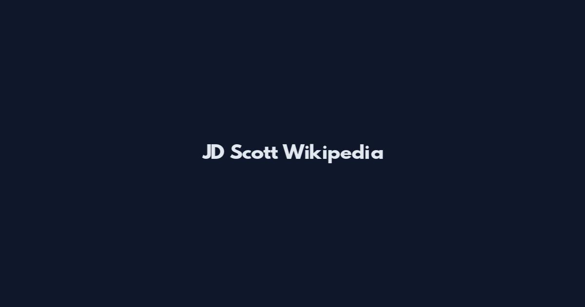 JD Scott Wikipedia