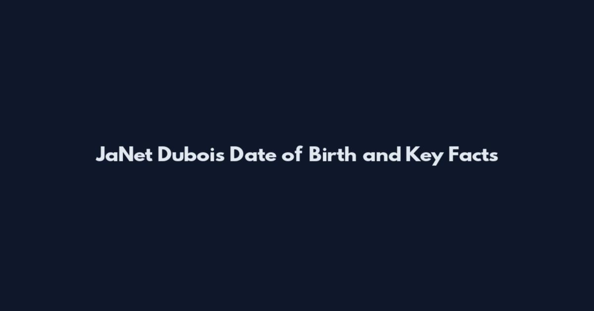 Ja'Net Dubois Date of Birth and Key Facts