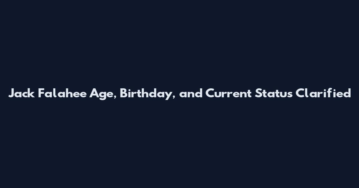 Jack Falahee Age, Birthday, and Current Status Clarified