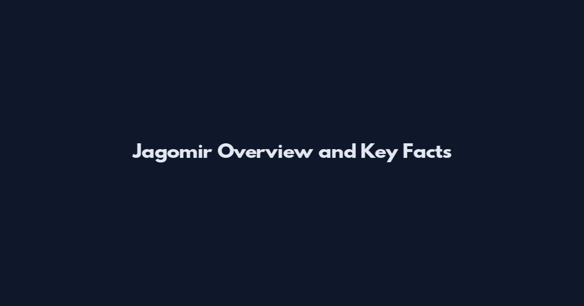 Jagomir Overview and Key Facts
