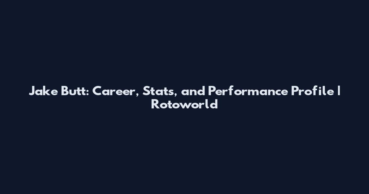 Jake Butt: Career, Stats, and Performance Profile | Rotoworld
