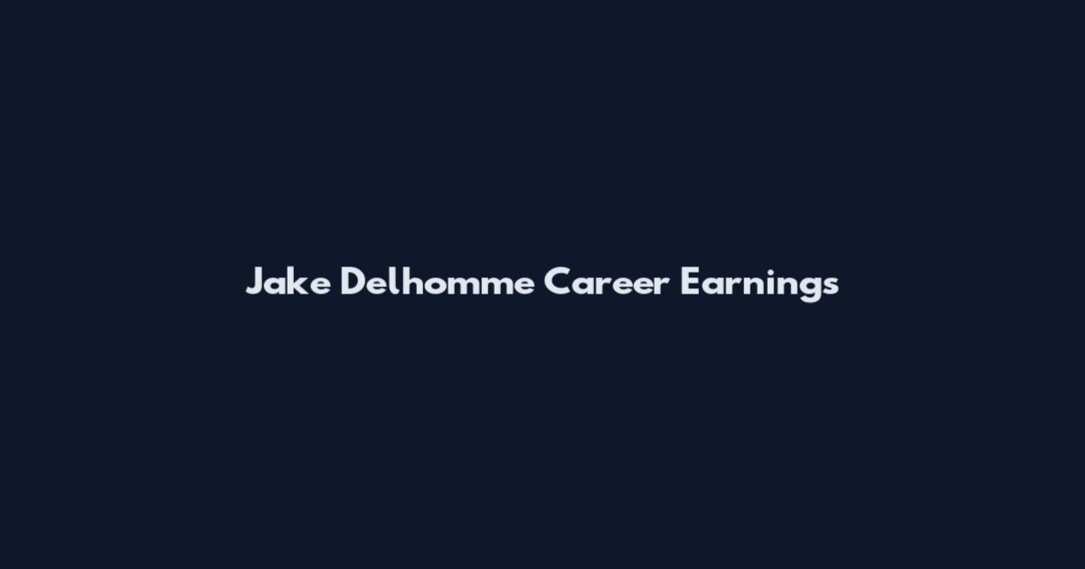 Jake Delhomme Career Earnings