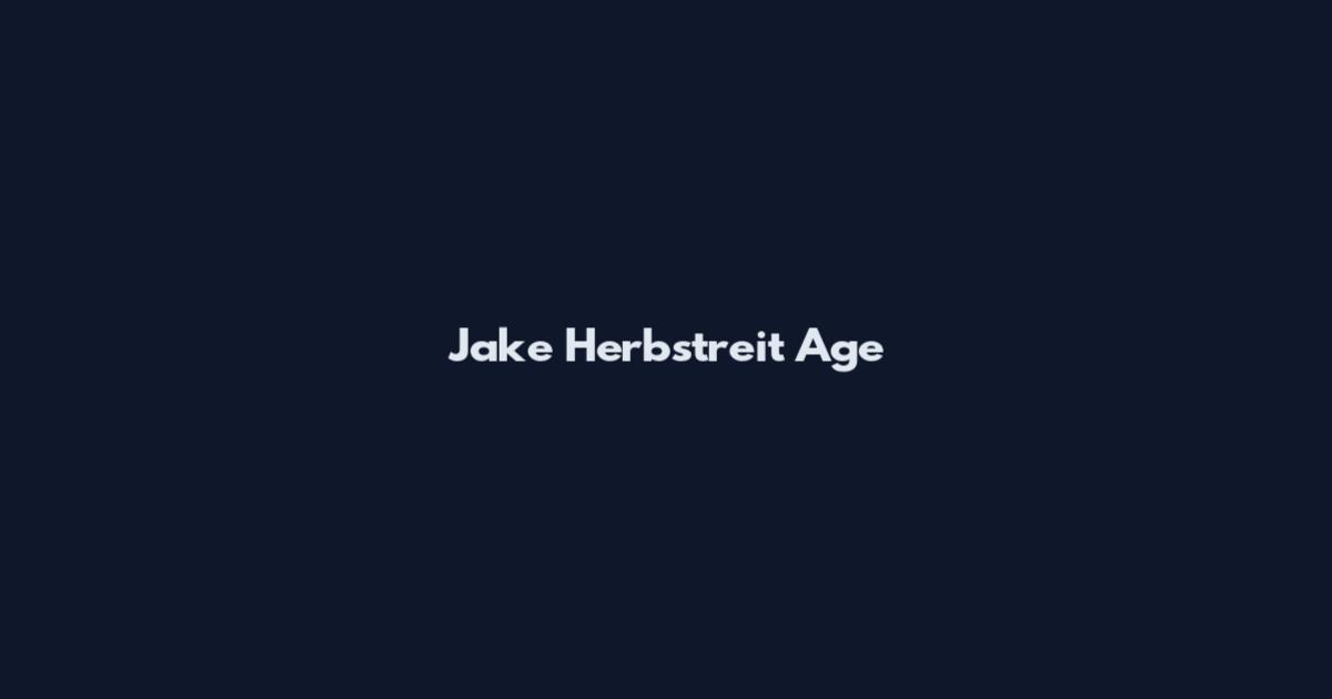 Jake Herbstreit Age