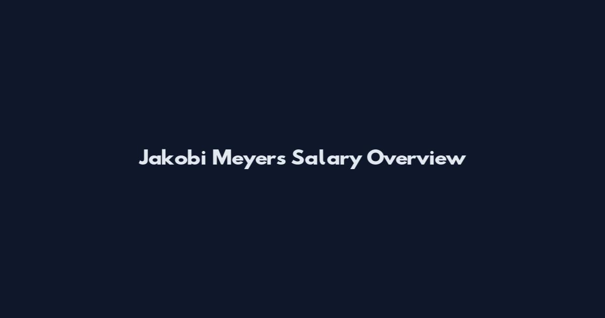 Jakobi Meyers Salary Overview
