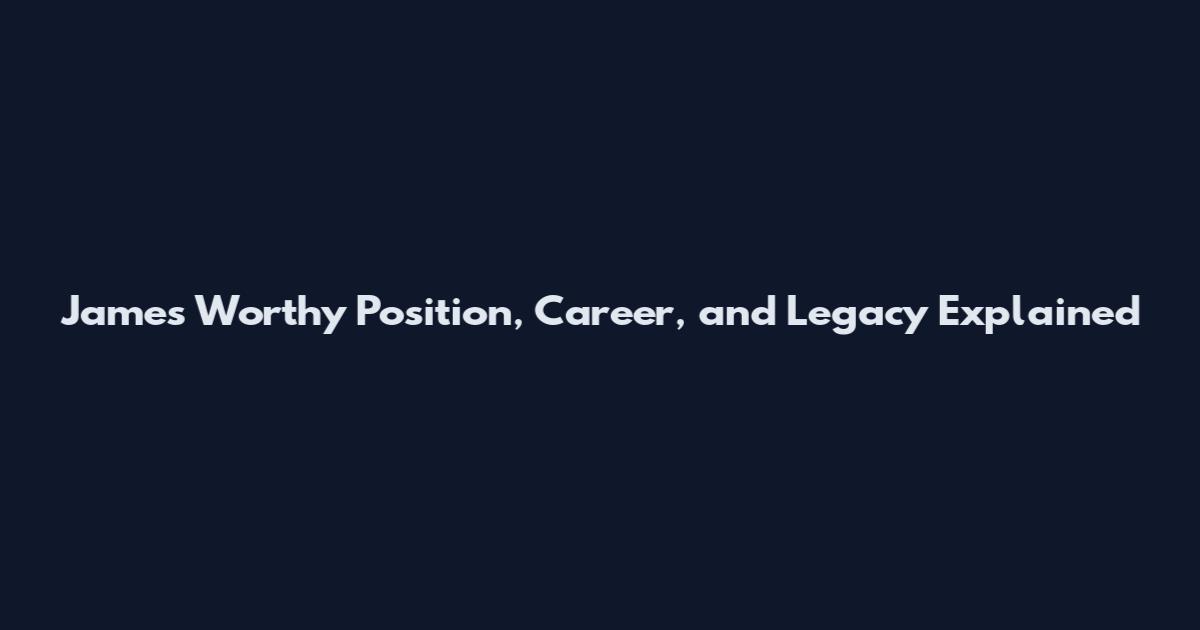 James Worthy Position, Career, and Legacy Explained