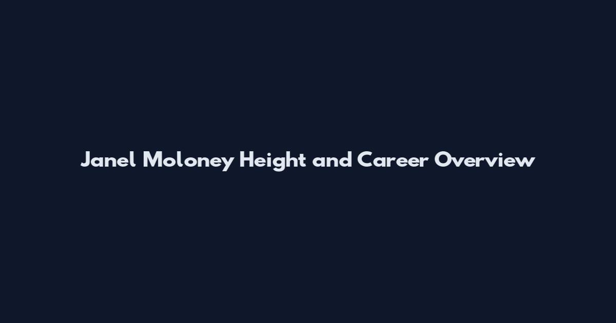 Janel Moloney Height and Career Overview