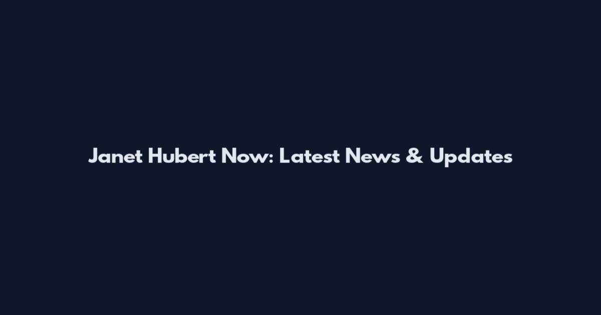 Janet Hubert Now: Latest News & Updates