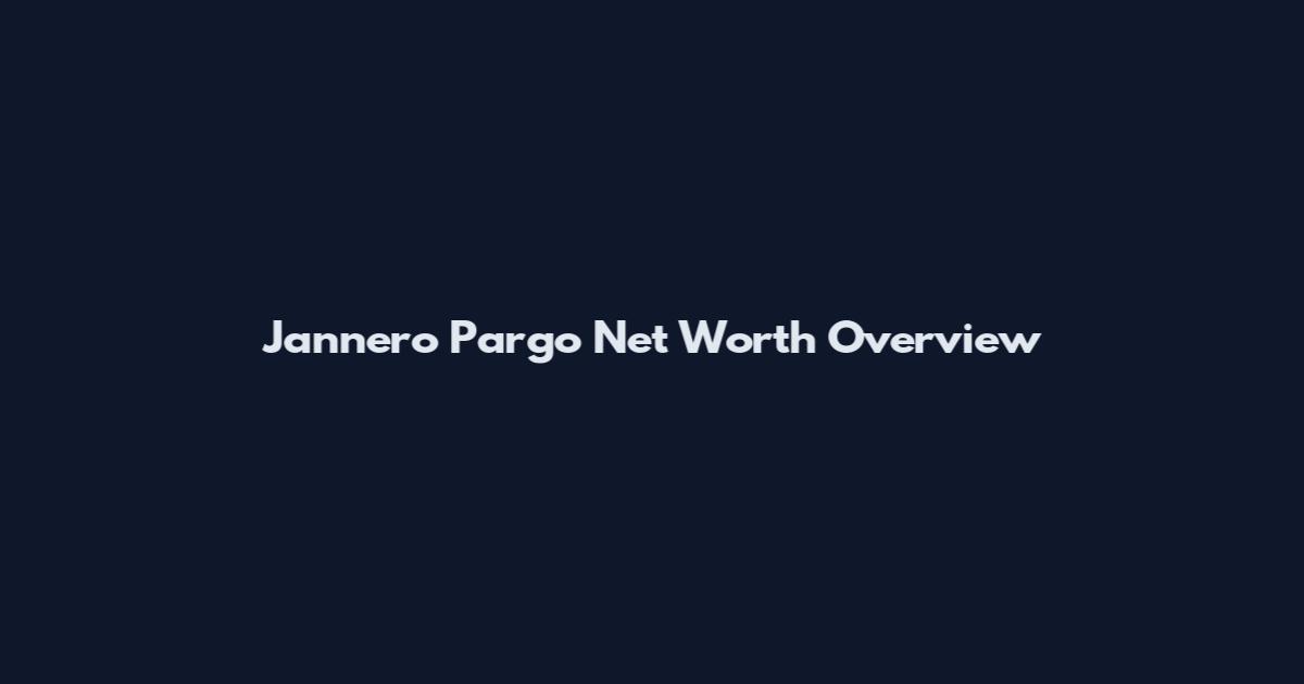 Jannero Pargo Net Worth Overview