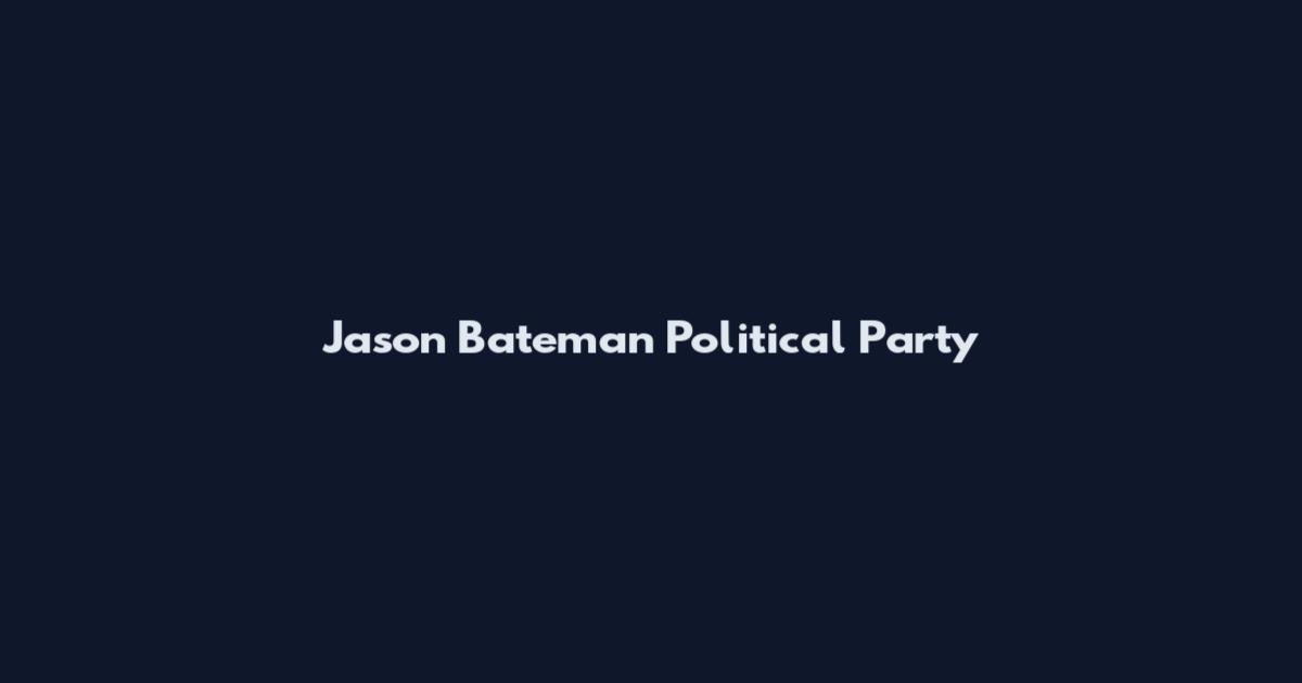 Jason Bateman Political Party