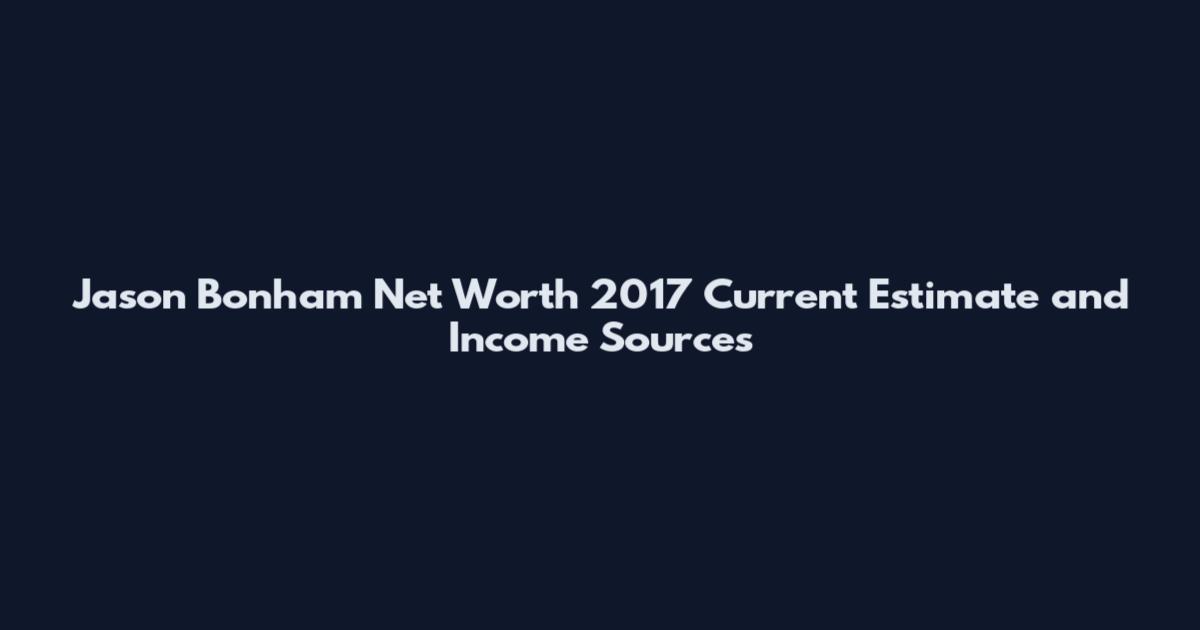 Jason Bonham Net Worth 2017 Current Estimate and Income Sources