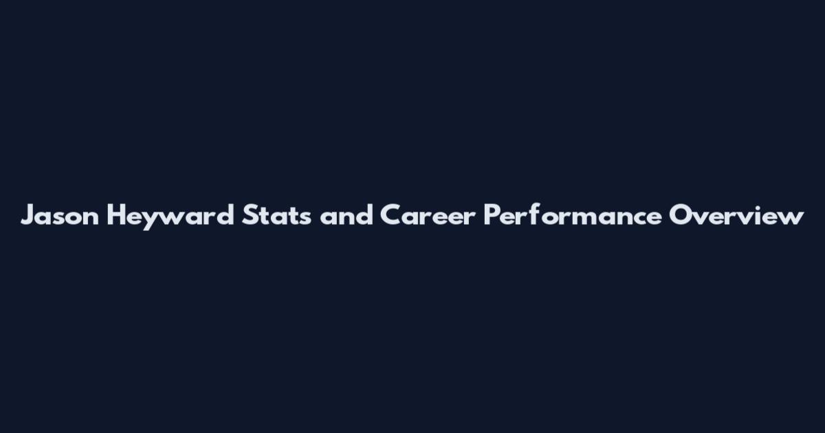 Jason Heyward Stats and Career Performance Overview