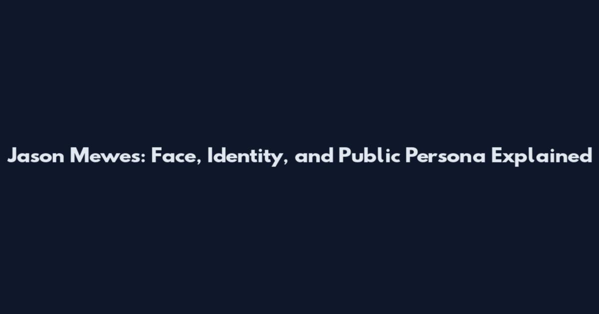 Jason Mewes: Face, Identity, and Public Persona Explained