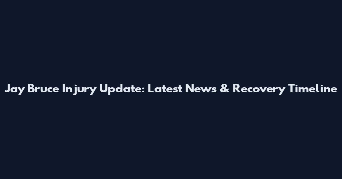 Jay Bruce Injury Update: Latest News & Recovery Timeline