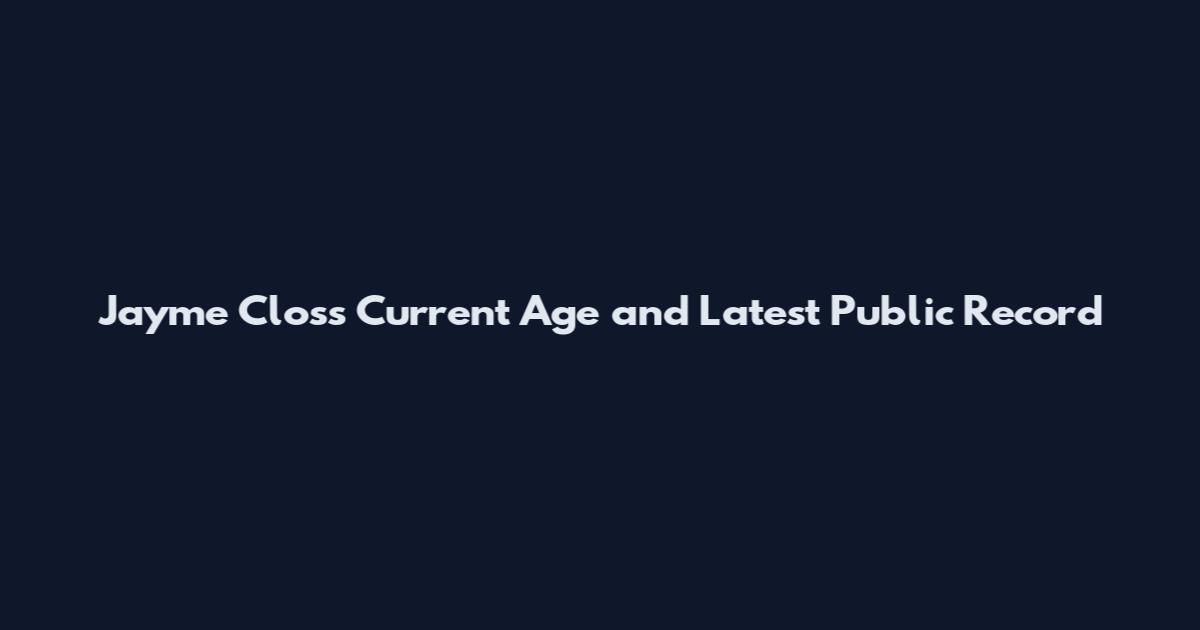 Jayme Closs Current Age and Latest Public Record