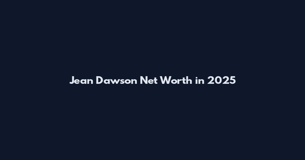 Jean Dawson Net Worth in 2025