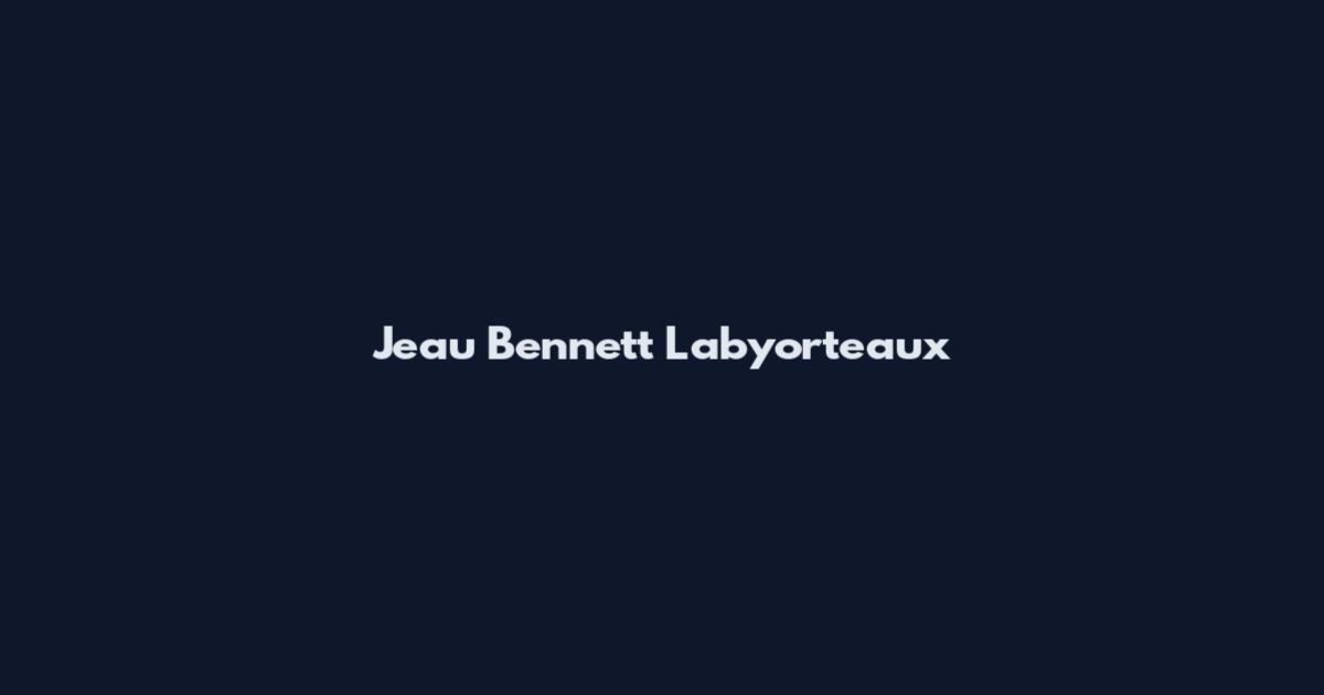 Jeau Bennett Labyorteaux