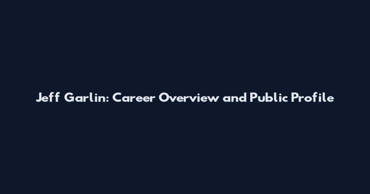 Jeff Garlin: Career Overview and Public Profile