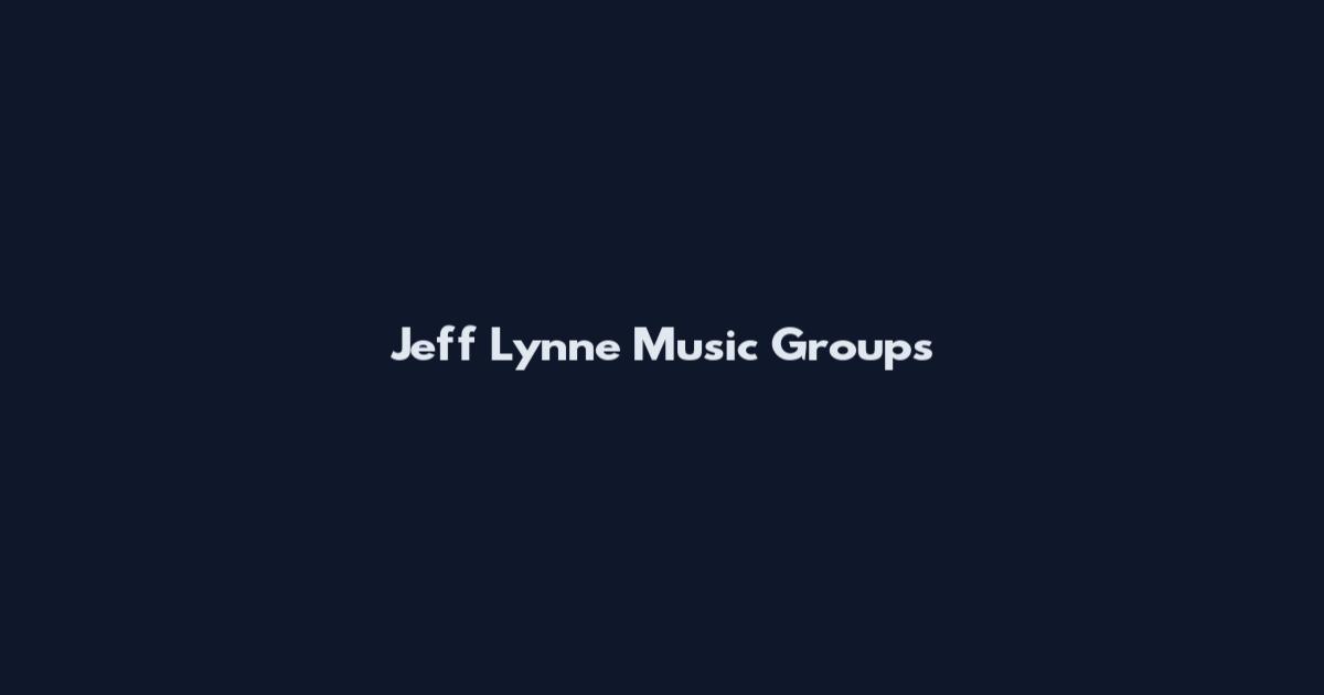 Jeff Lynne Music Groups