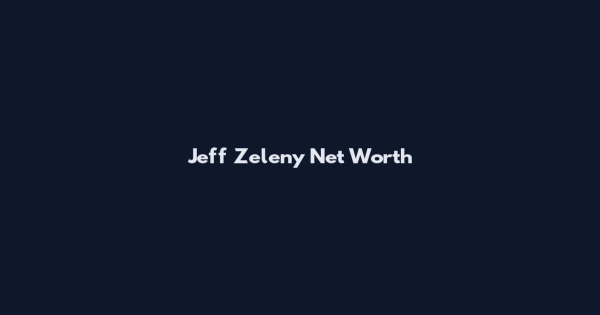 Jeff Zeleny Net Worth