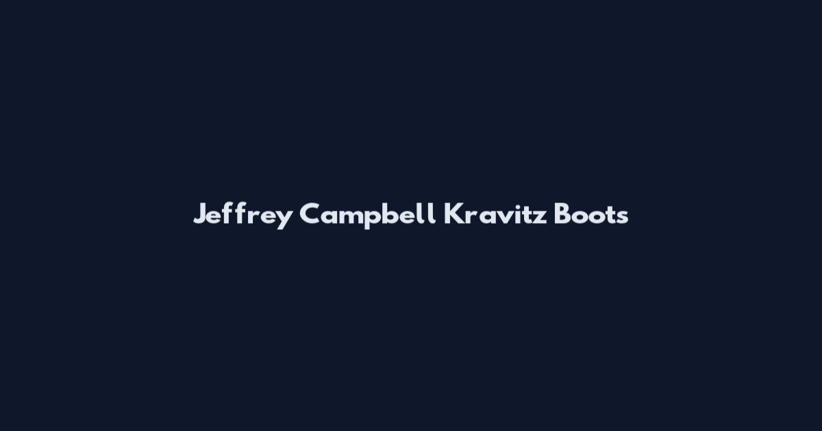 Jeffrey Campbell Kravitz Boots