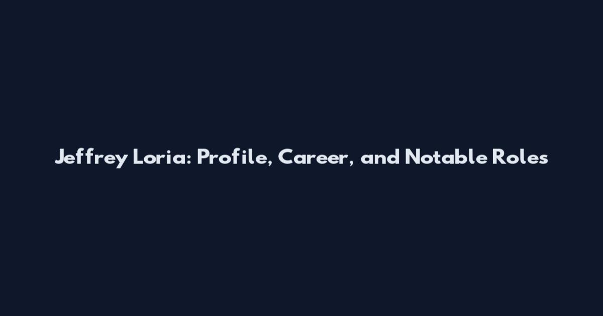 Jeffrey Loria: Profile, Career, and Notable Roles