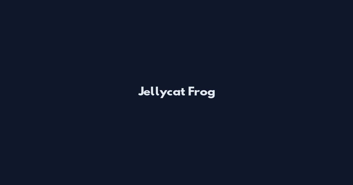 Jellycat Frog