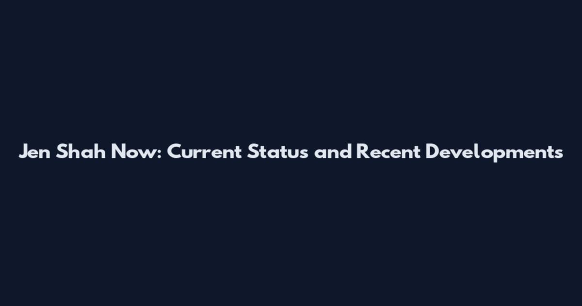 Jen Shah Now: Current Status and Recent Developments