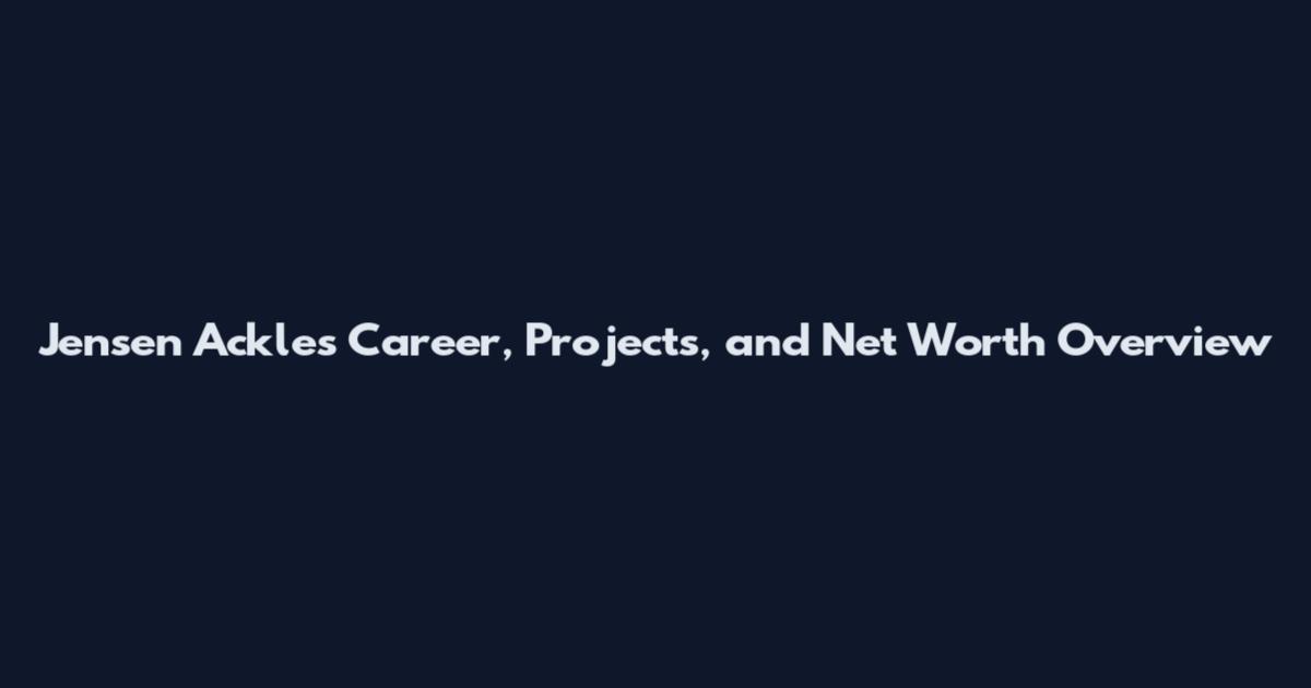 Jensen Ackles Career, Projects, and Net Worth Overview