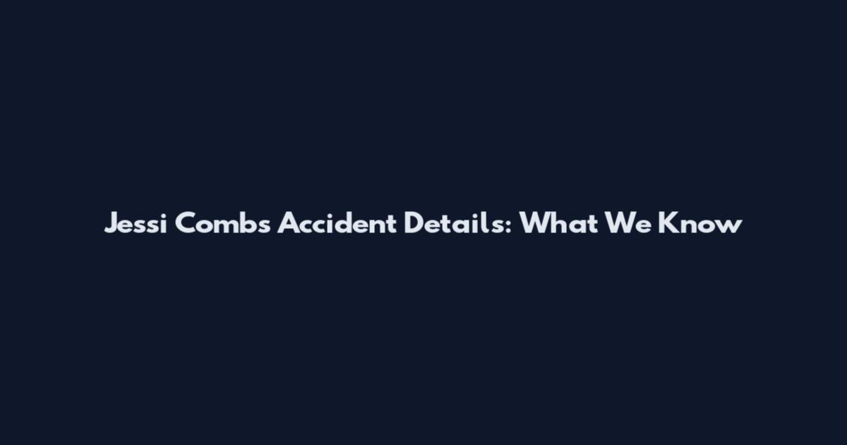 Jessi Combs Accident Details: What We Know