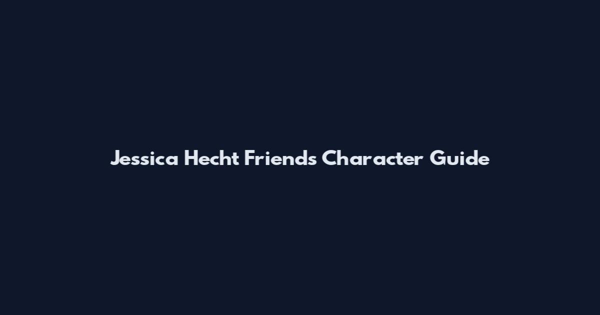 Jessica Hecht Friends Character Guide