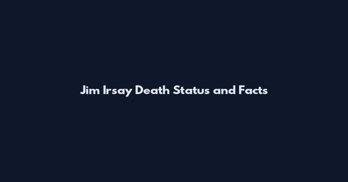 Jim Irsay Death Status and Facts