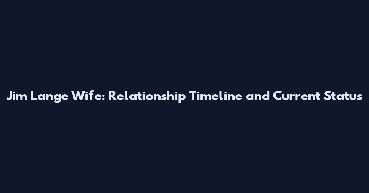 Jim Lange Wife: Relationship Timeline and Current Status
