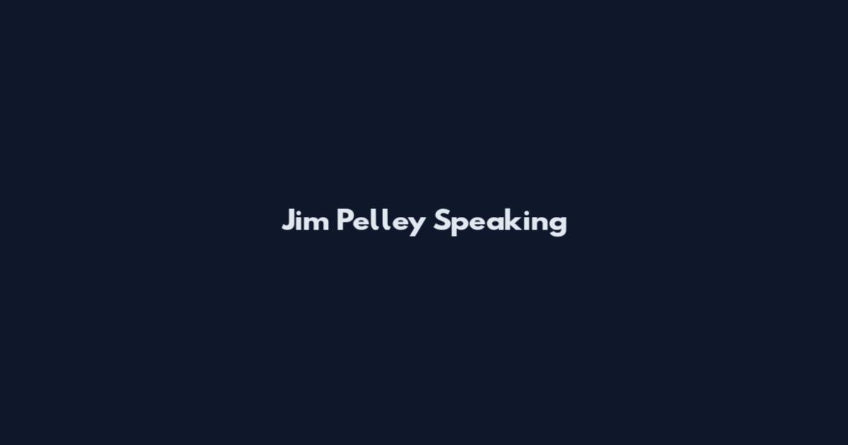 Jim Pelley Speaking