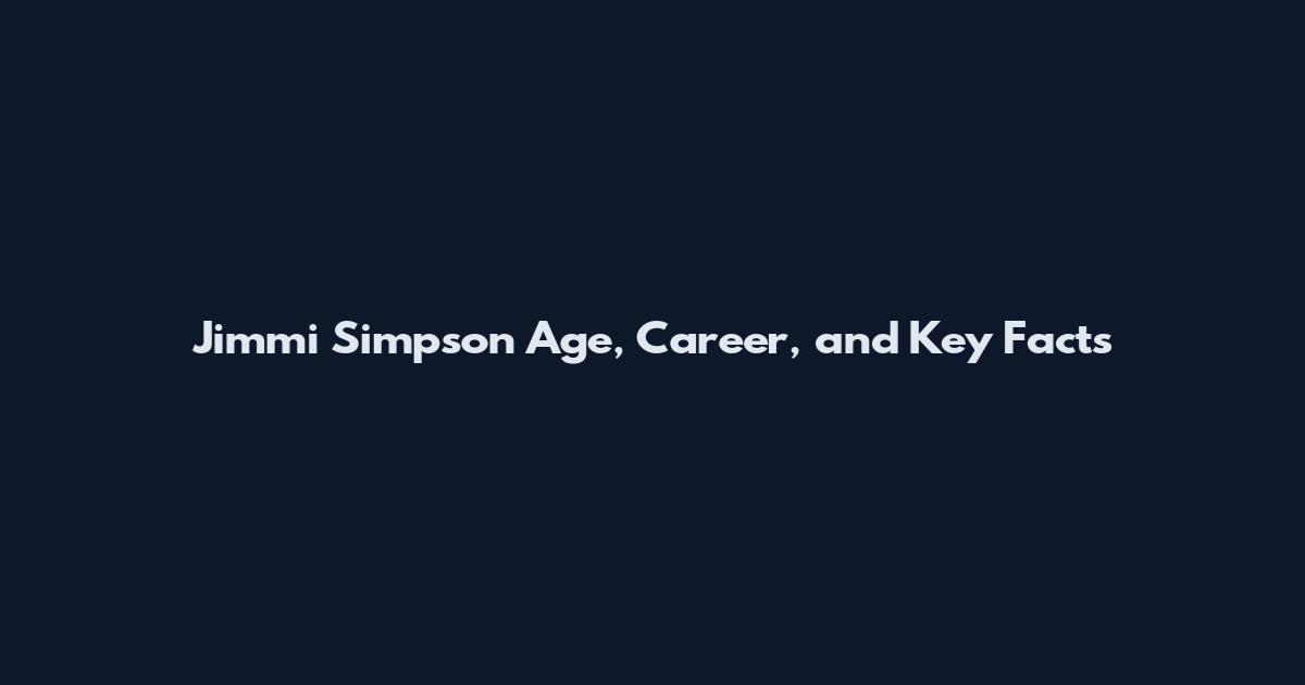Jimmi Simpson Age, Career, and Key Facts