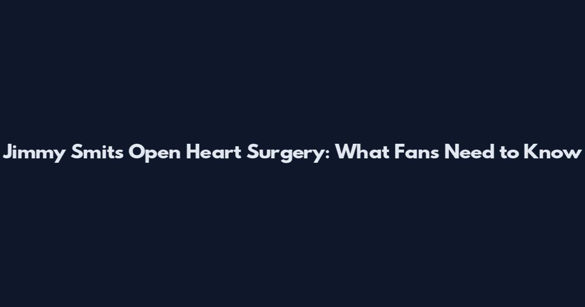 Jimmy Smits Open Heart Surgery: What Fans Need to Know