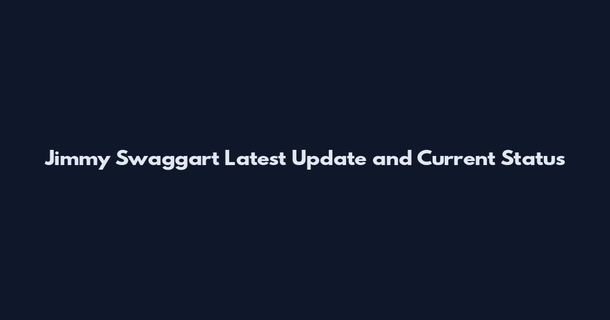 Jimmy Swaggart Latest Update and Current Status