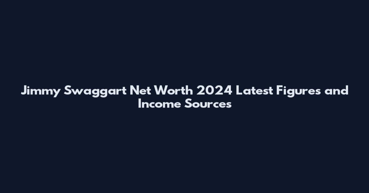 Jimmy Swaggart Net Worth 2024 Latest Figures and Income Sources