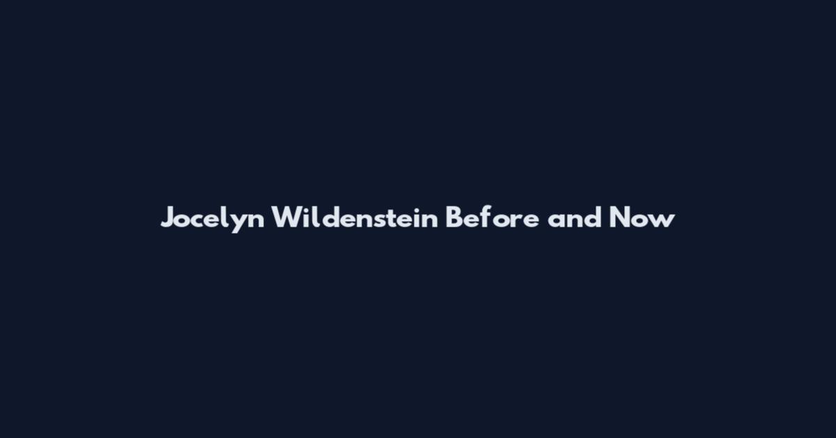 Jocelyn Wildenstein Before and Now
