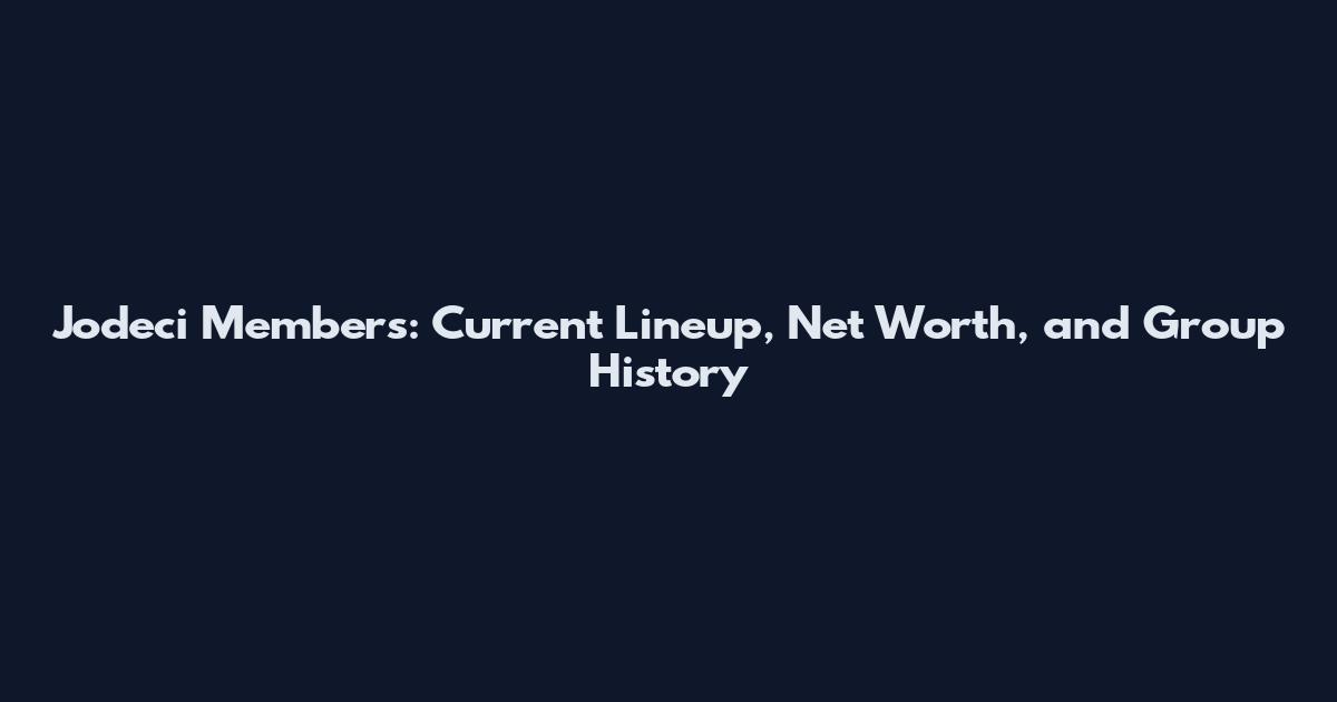 Jodeci Members: Current Lineup, Net Worth, and Group History