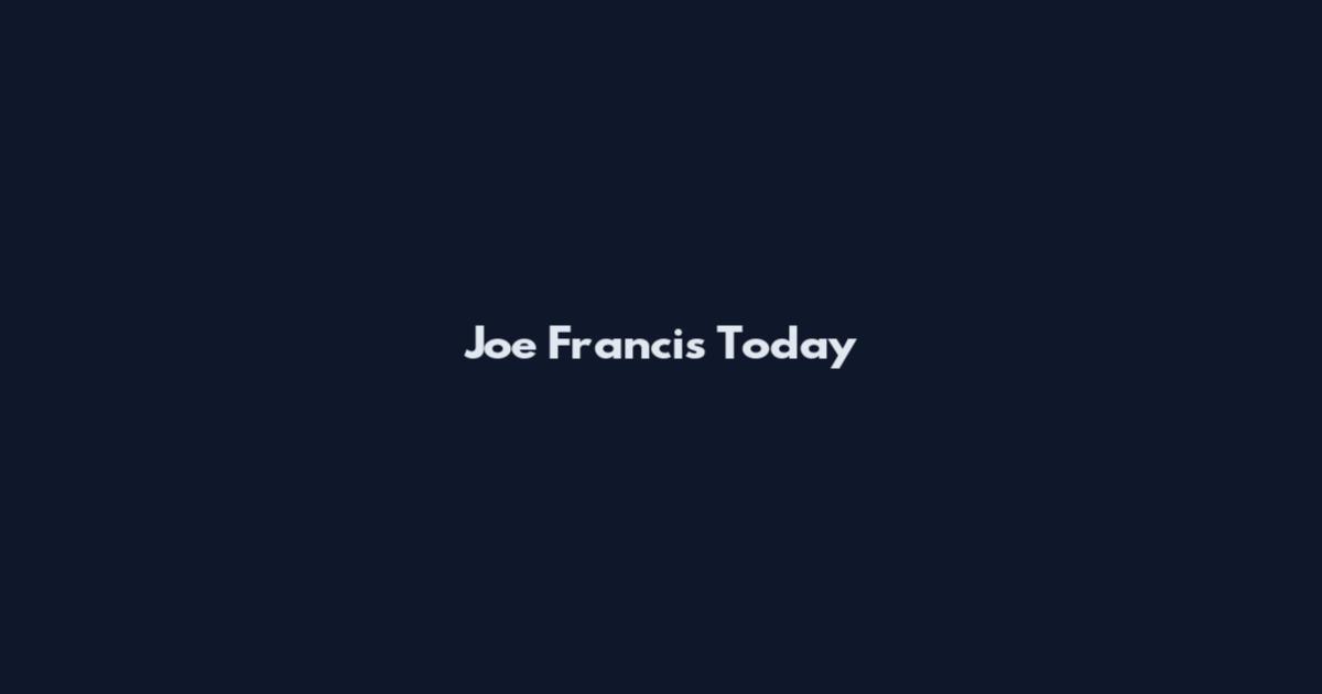 Joe Francis Today