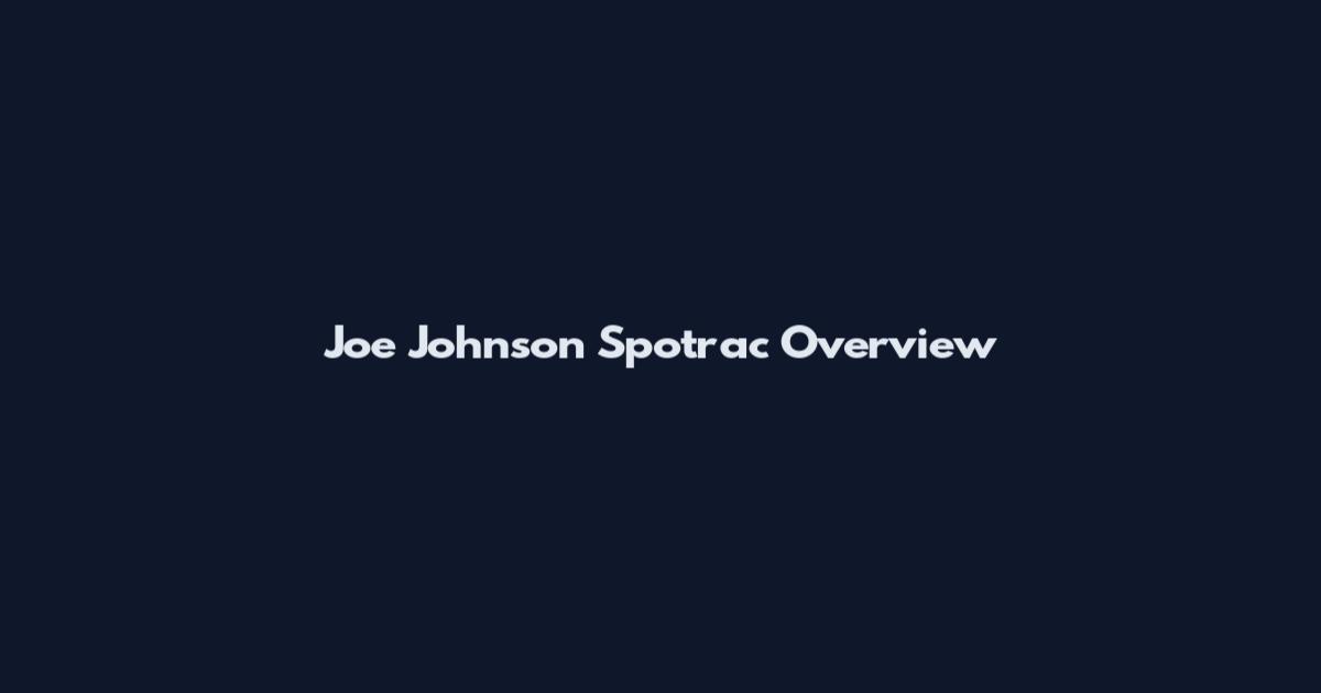 Joe Johnson Spotrac Overview
