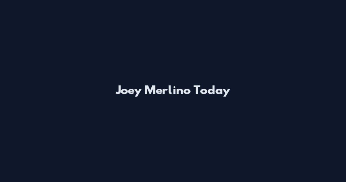 Joey Merlino Today