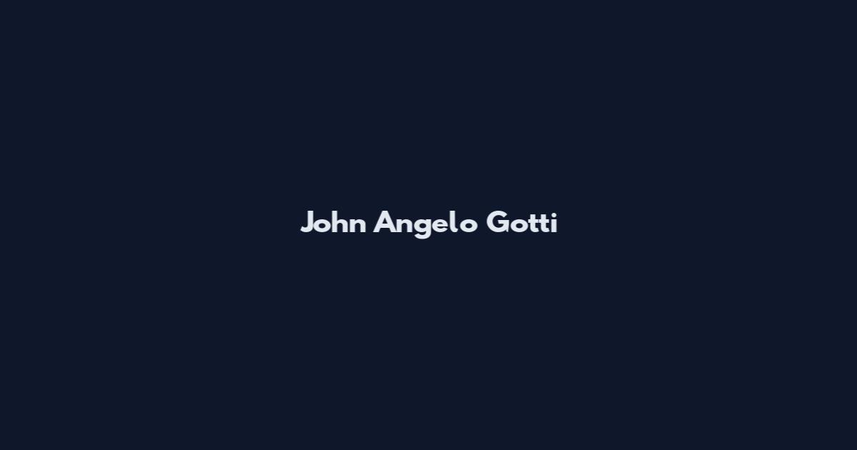 John Angelo Gotti