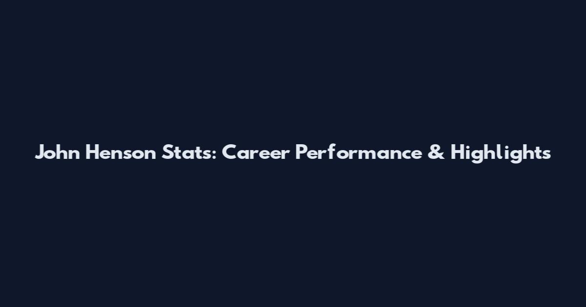 John Henson Stats: Career Performance & Highlights