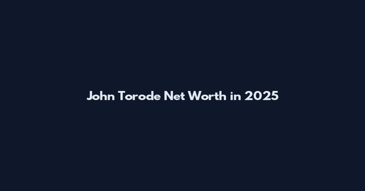 John Torode Net Worth in 2025