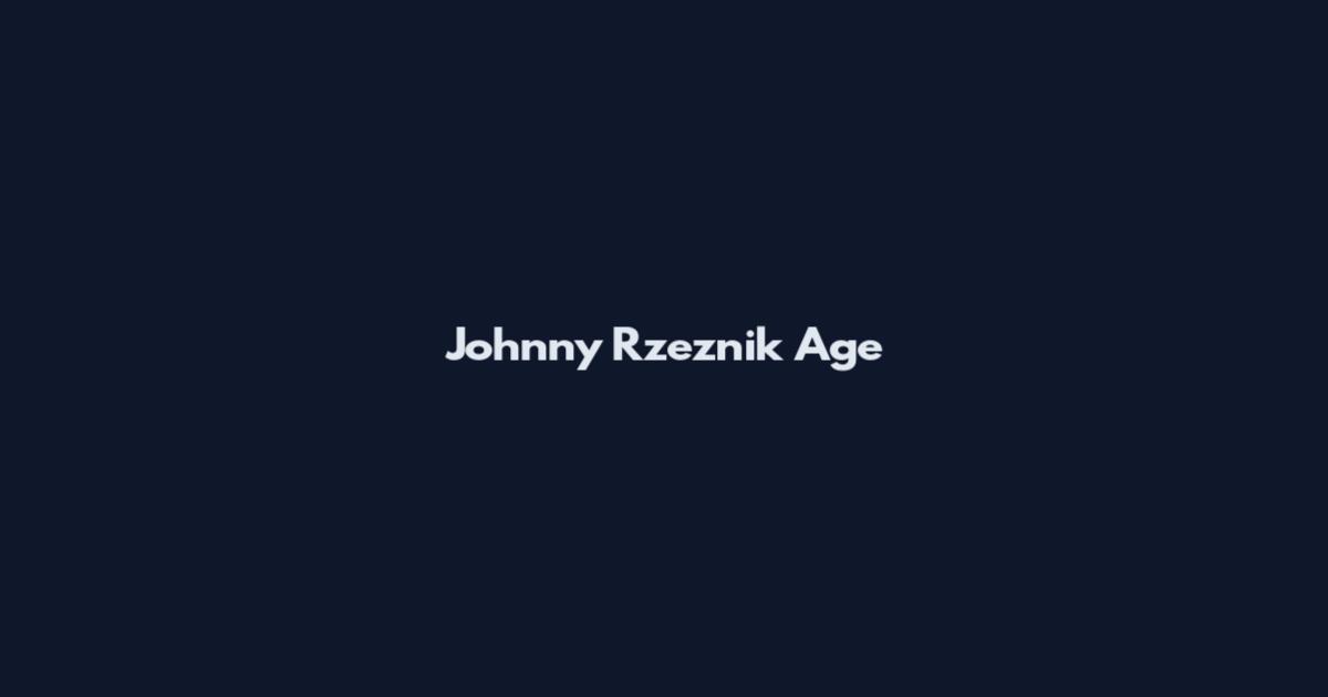 Johnny Rzeznik Age