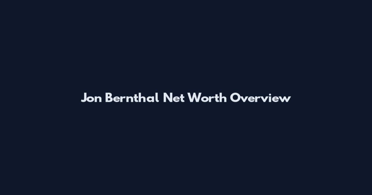 Jon Bernthal Net Worth Overview