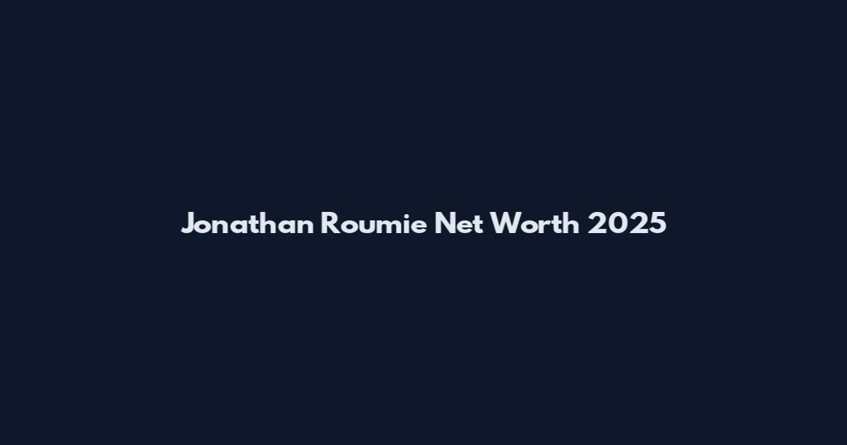 Jonathan Roumie Net Worth 2025